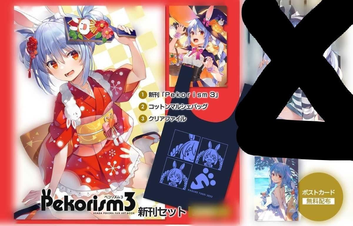 WIREFRAME 兎田ぺこら 新刊セット タペストリー C101 ホロライブ